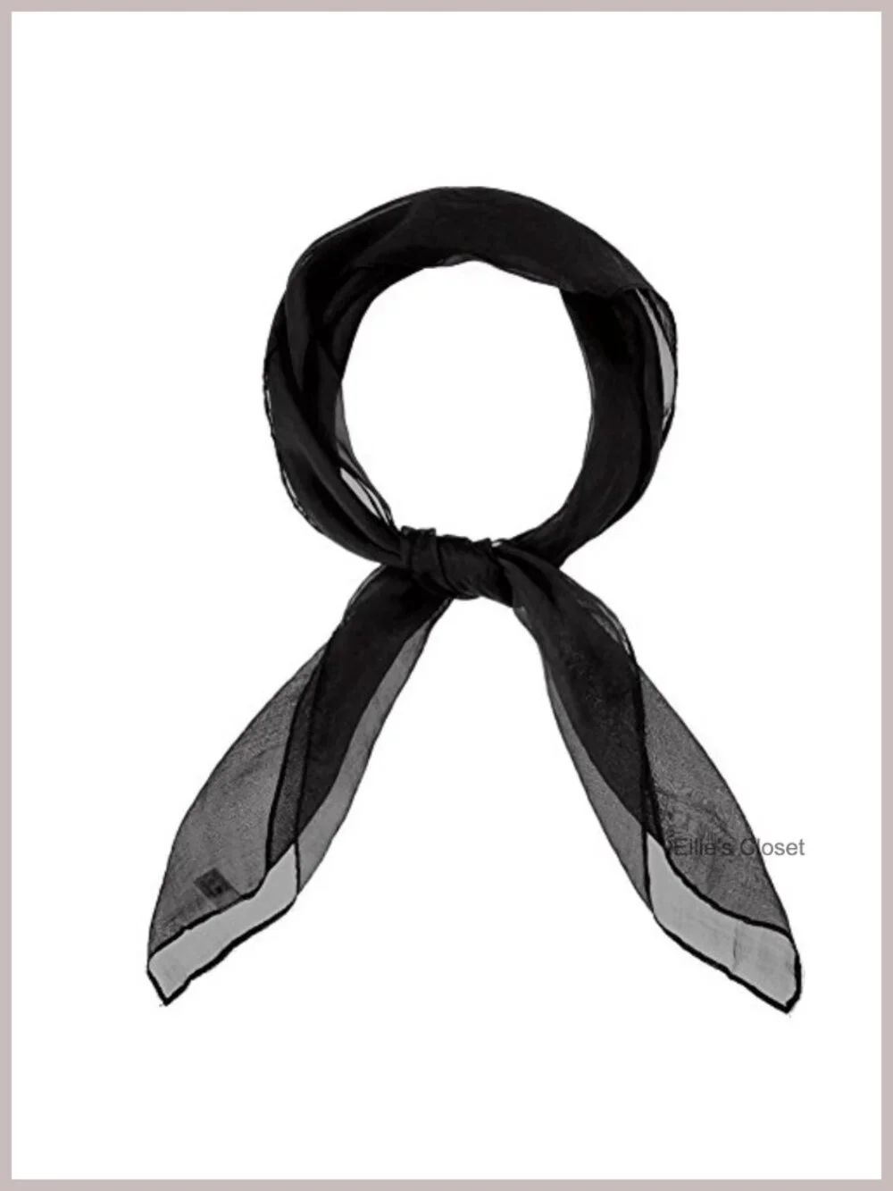 Chiffon Square Fashion Scarf for Women - 50s Vintage Style